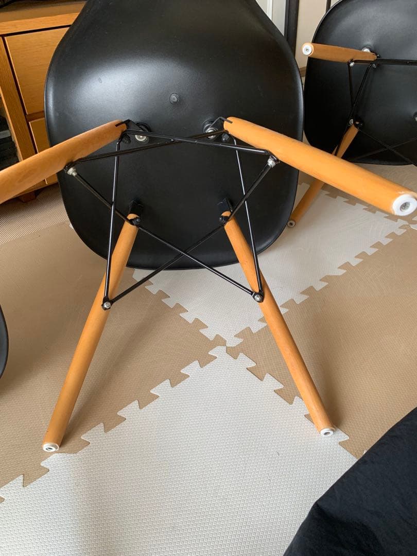4脚セット　シェルチェアー
