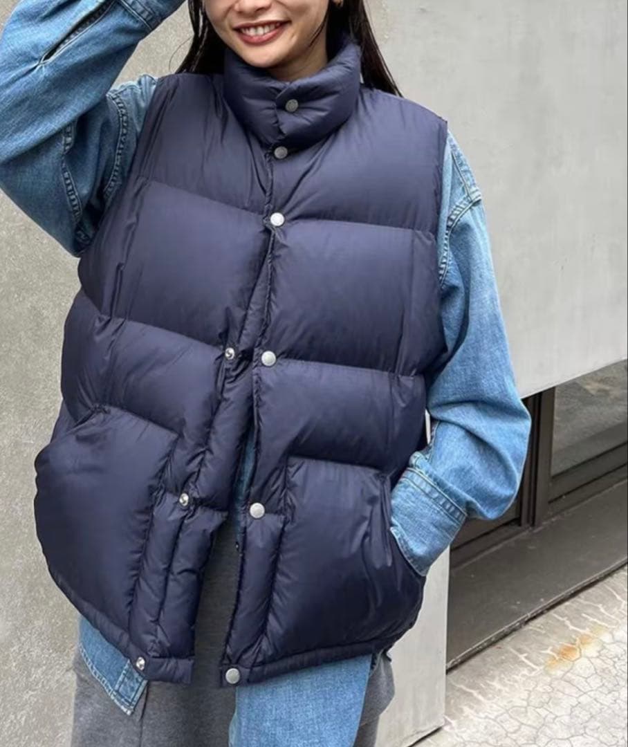 ジャーナルスタンダード別注 ノースフェイスパープルレーベル ダウンベスト