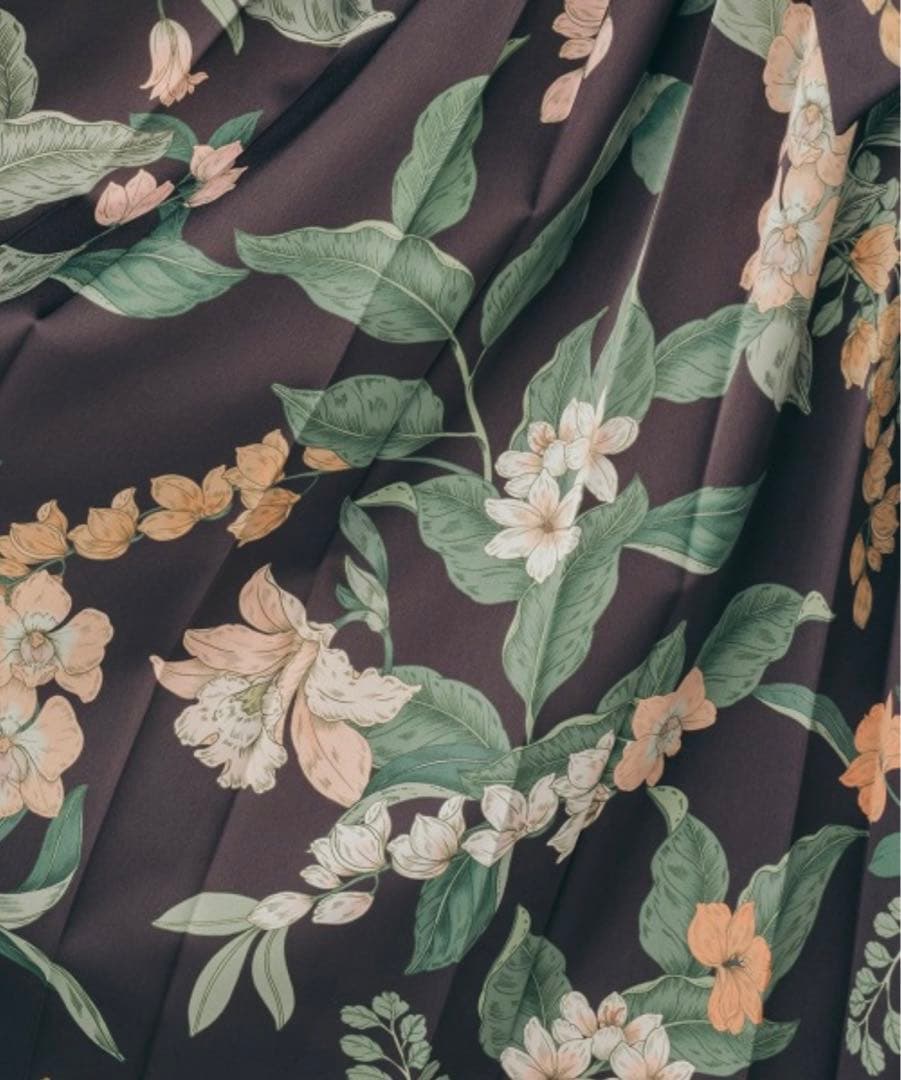 Sov.<original>花柄プリントワンピース