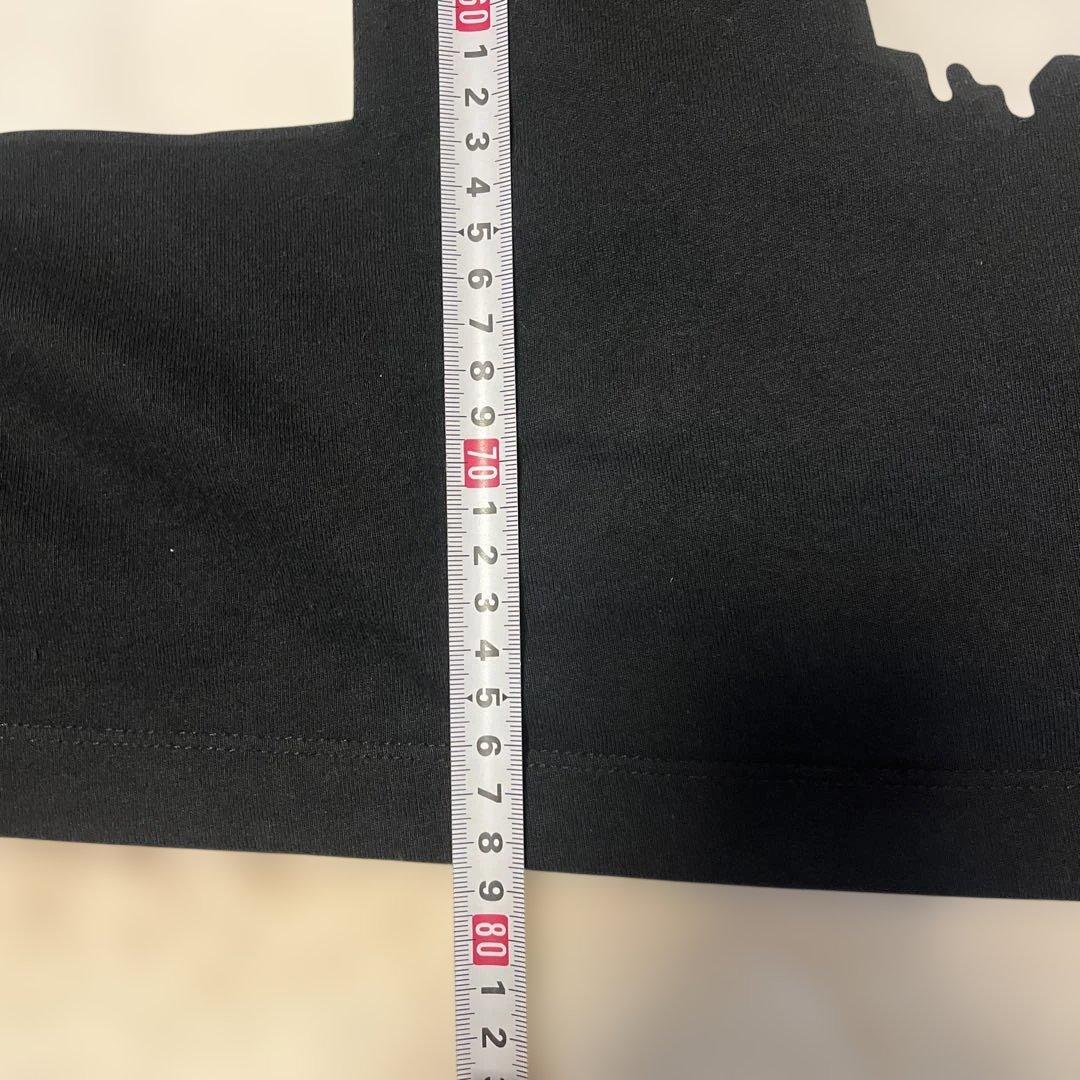 ら*ぃ様 OFF-WHITEグラフィックデザイン長袖カットソー ブラック❣️美品