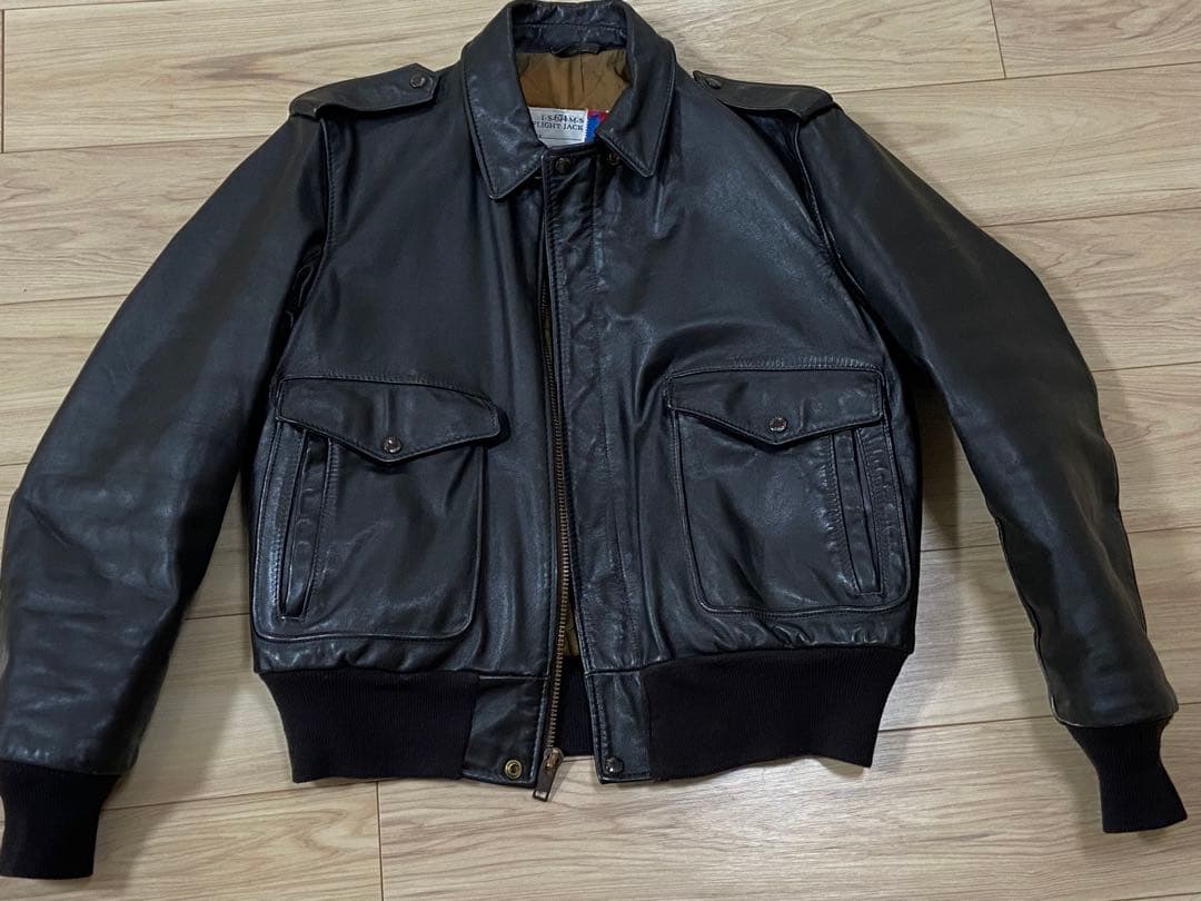 Schott A-2レザーフライトジャケット 80's ヴィンテージ