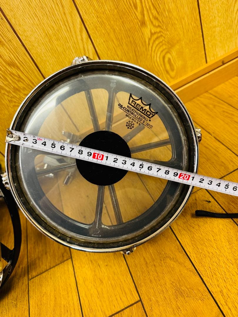 ロートタム　REMO ROTO TOM　(10)インチ　(8)インチ　現状品