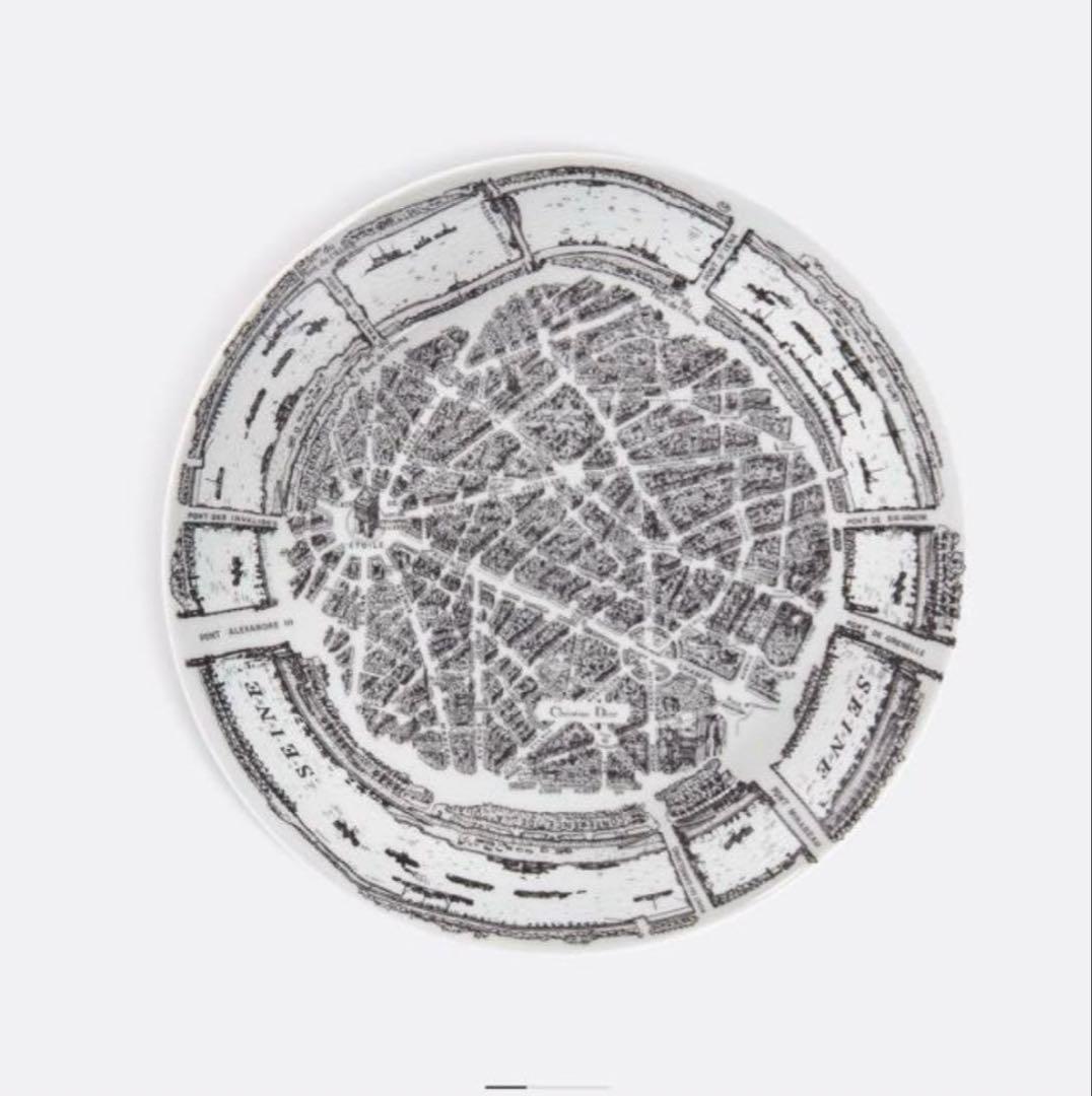 未使用DIOR ディオール 現行品ディナープレート 28cm プラン ドゥ パリ