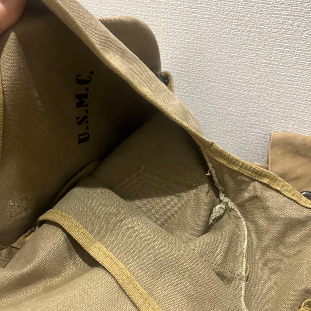 ヨ*ン様 ww2 米軍 海兵隊 M1936ミュゼットバッグ＆T型スコップセット