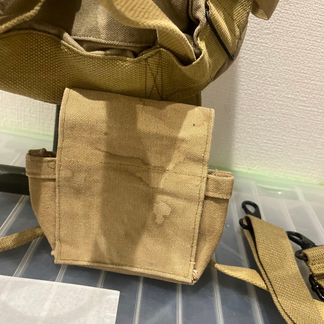 ヨ*ン様 ww2 米軍 海兵隊 M1936ミュゼットバッグ＆T型スコップセット