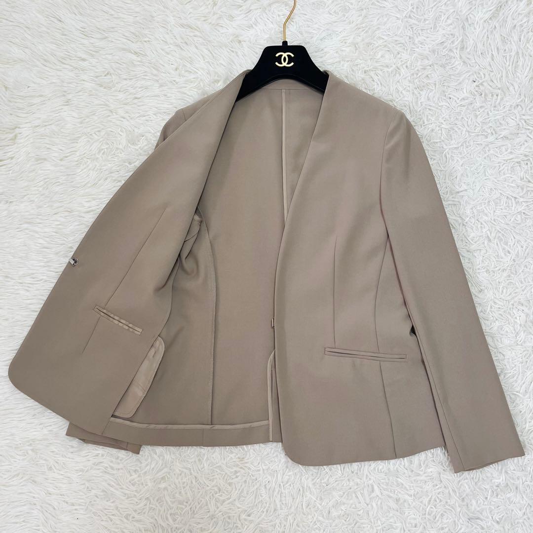 美品✨ プラステ2WAYライトストレッチカラーレスジャケットパンツセットアップS