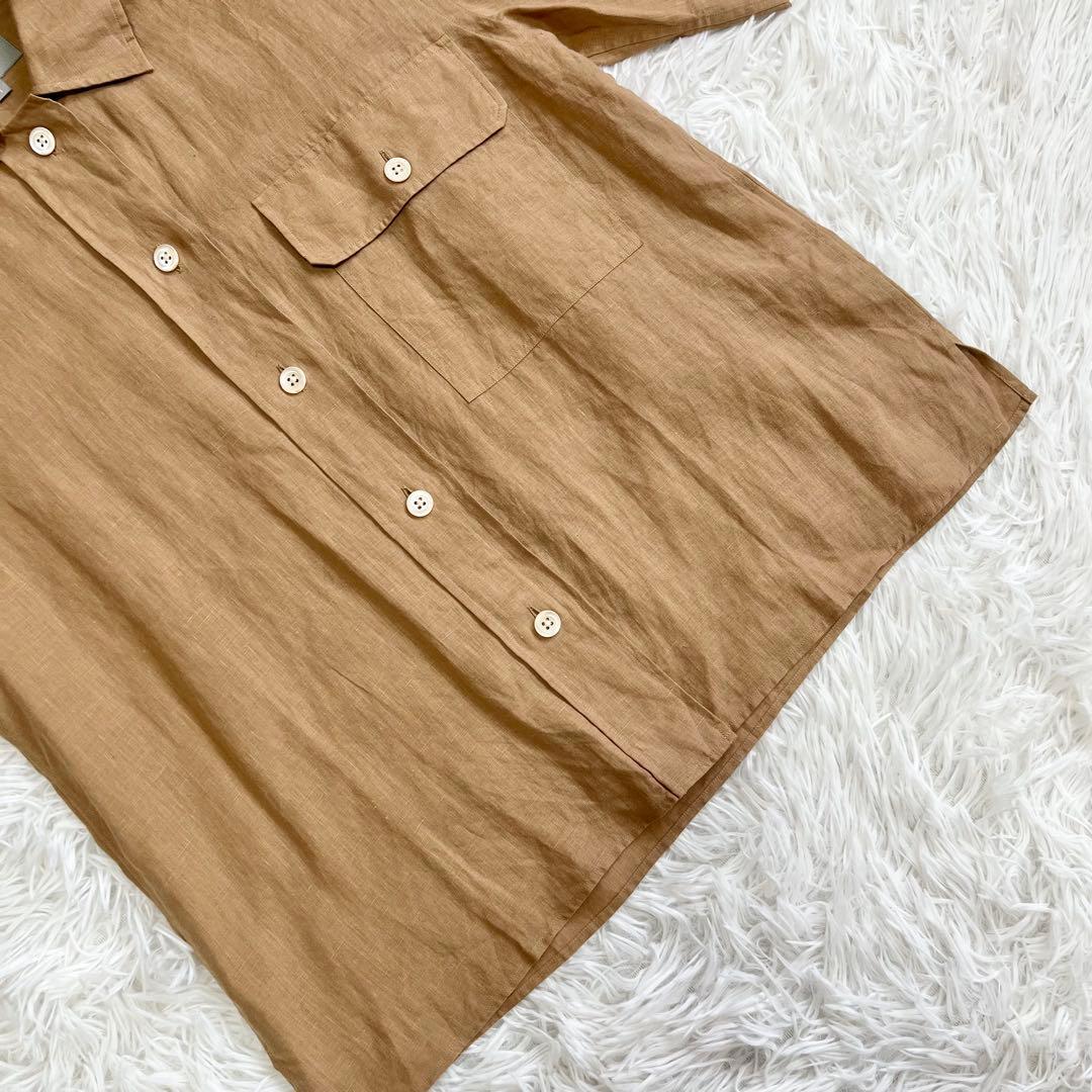 【未使用級】 23SS マーガレットハウエル リネンシャツ 定価34100円