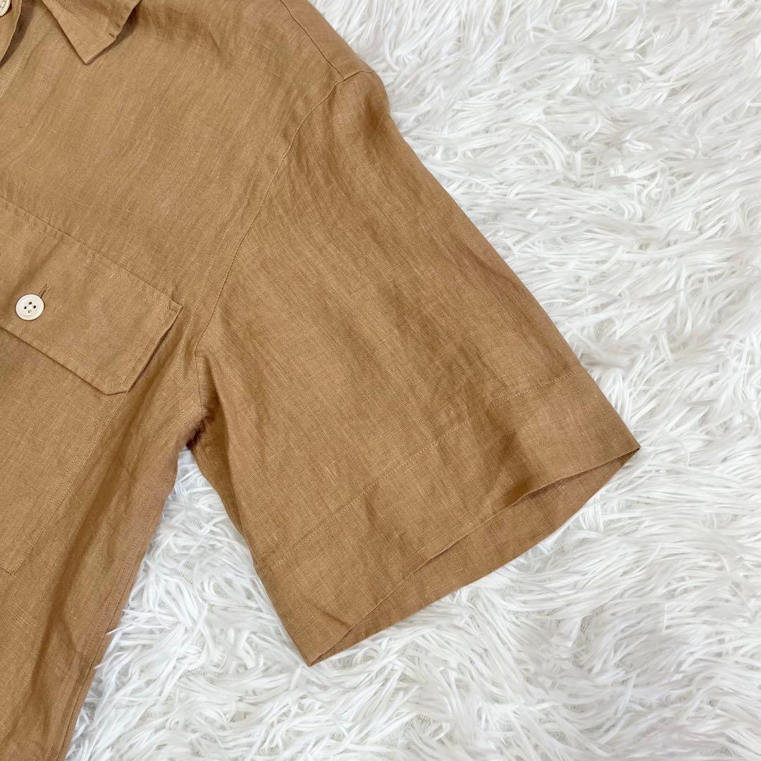 【未使用級】 23SS マーガレットハウエル リネンシャツ 定価34100円