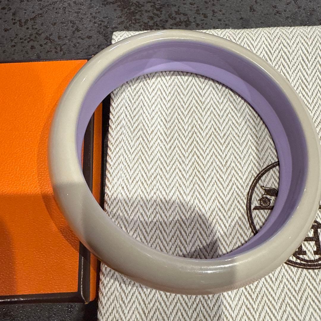 HERMÈS ラベンダー バングル