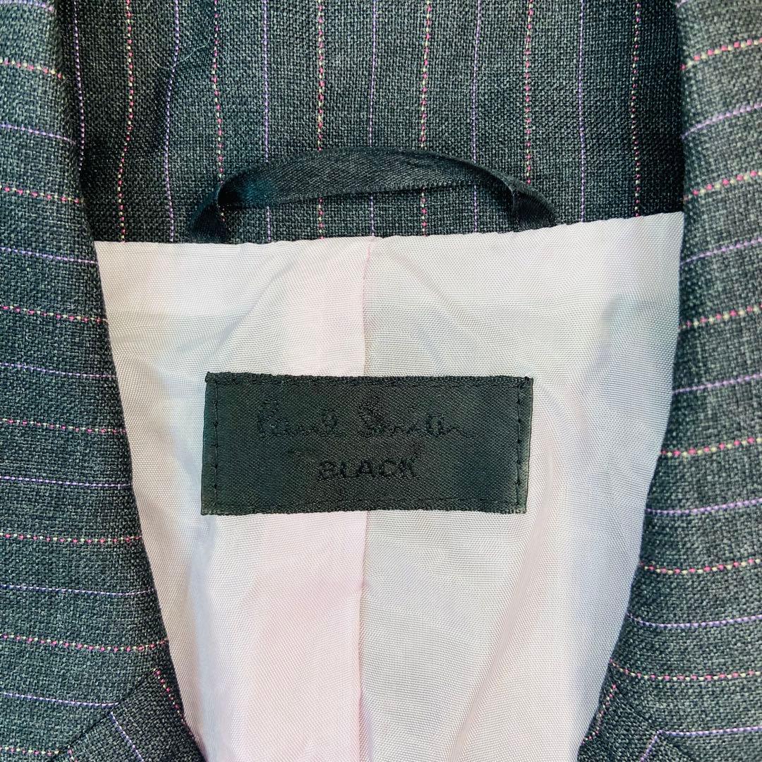 美品✨️Paul Smith モヘア ストライプ ワイドパンツ ビジネススーツ