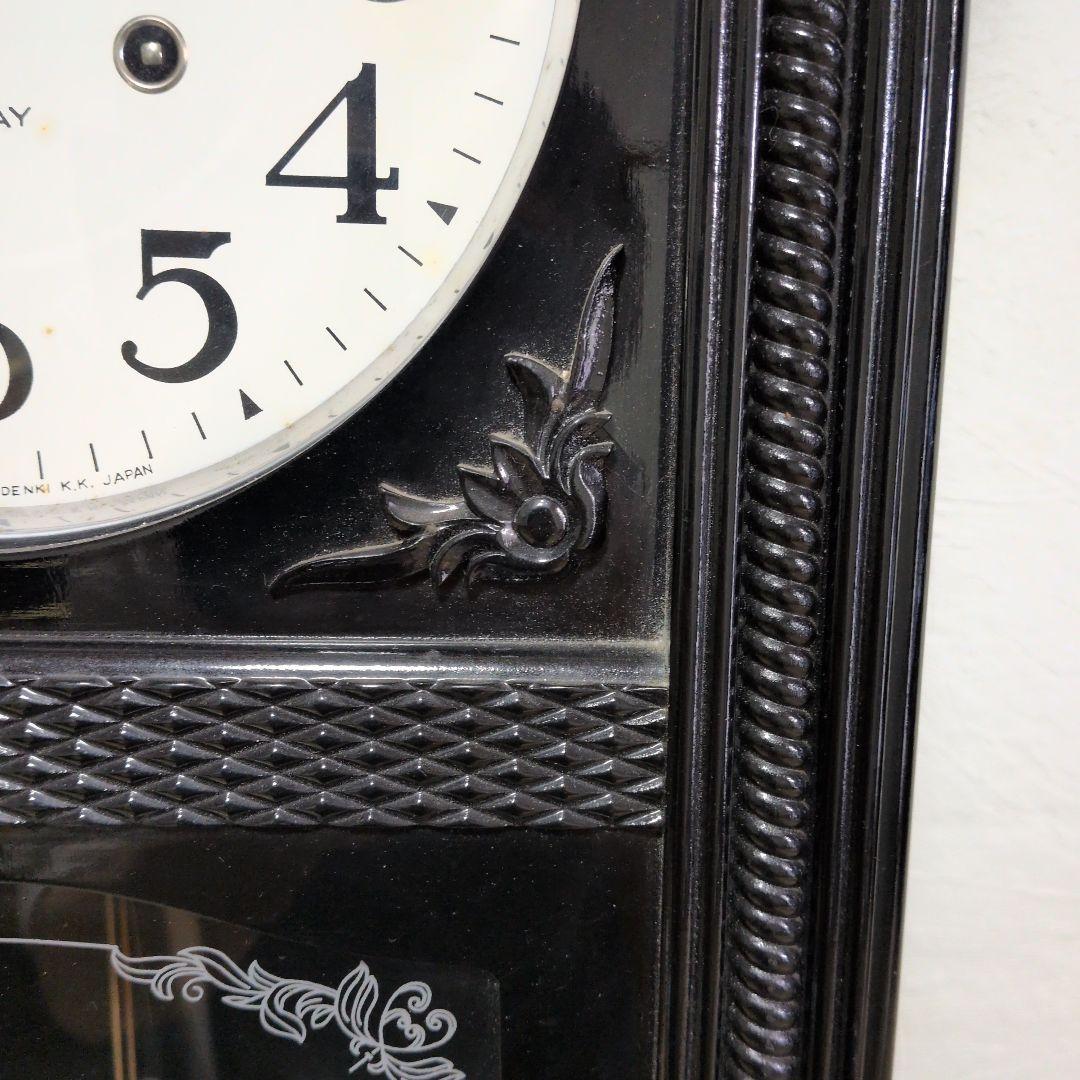 希少　稼働品　愛知時計　大型　ゼンマイ時計　振り子時計　昭和レトロ