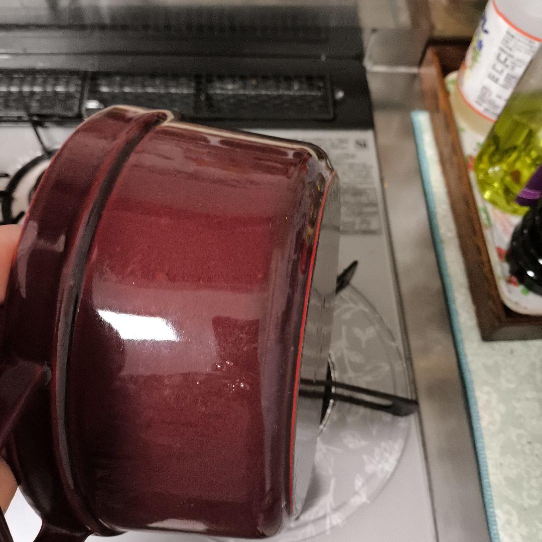 STAUB LA COCOTTE 赤 鍋 20cm 現状品