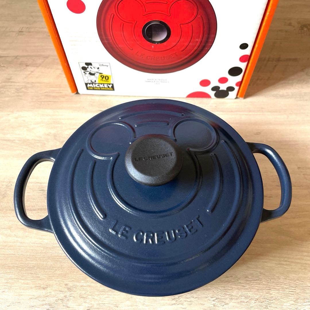 LE CREUSET ココットロンド　18センチ ミッキーマウス　90周年記念