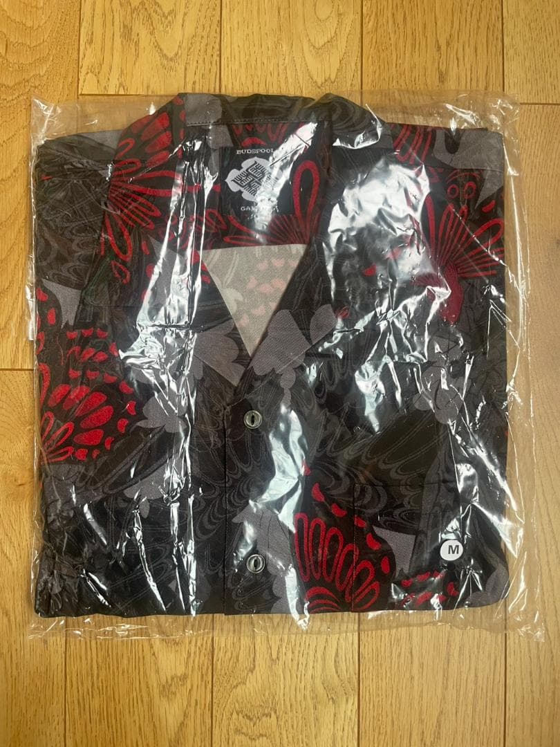 GAKKIN × BUDSPOOL 三艶蝶 HAWAIIAN SHIRT 舐達麻