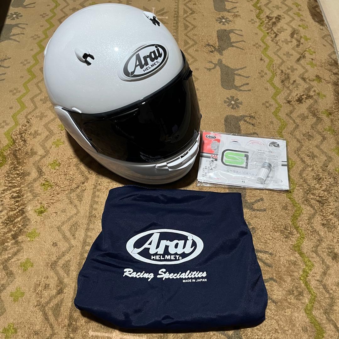 Arai フルフェイスヘルメット スモークシールド アストロGX 白