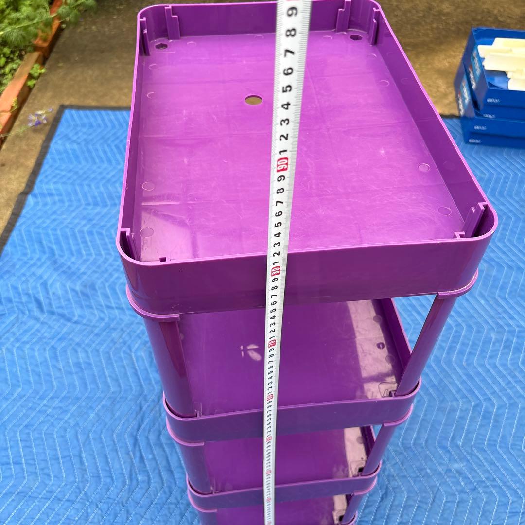 C013はごろもフーズ　プラスチック収納ラック　レア