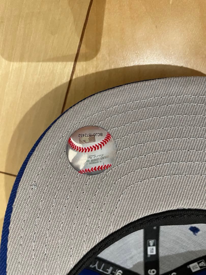 キッズ　ドジャース　MLB公式　大谷翔平　サイン刺繍入　キャップ　ニューエラ