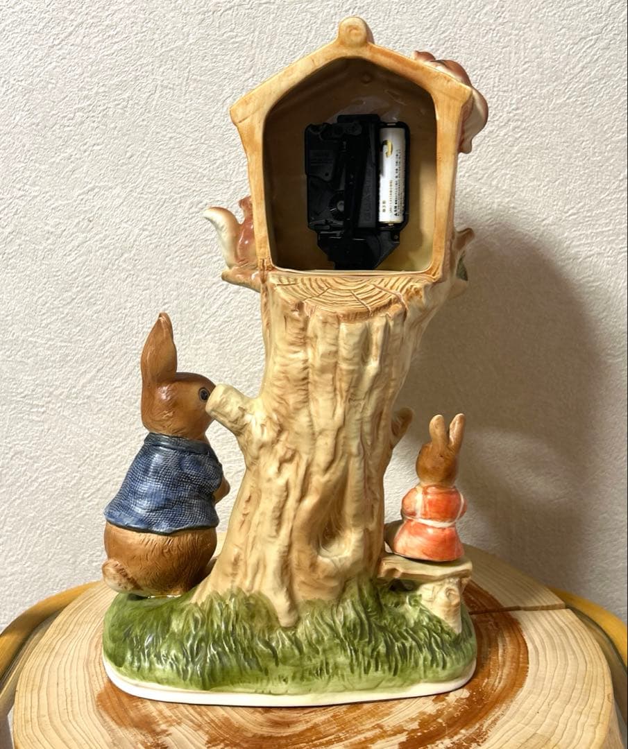 BelArt ベルアート ピーターラビット　振り子時計　陶器