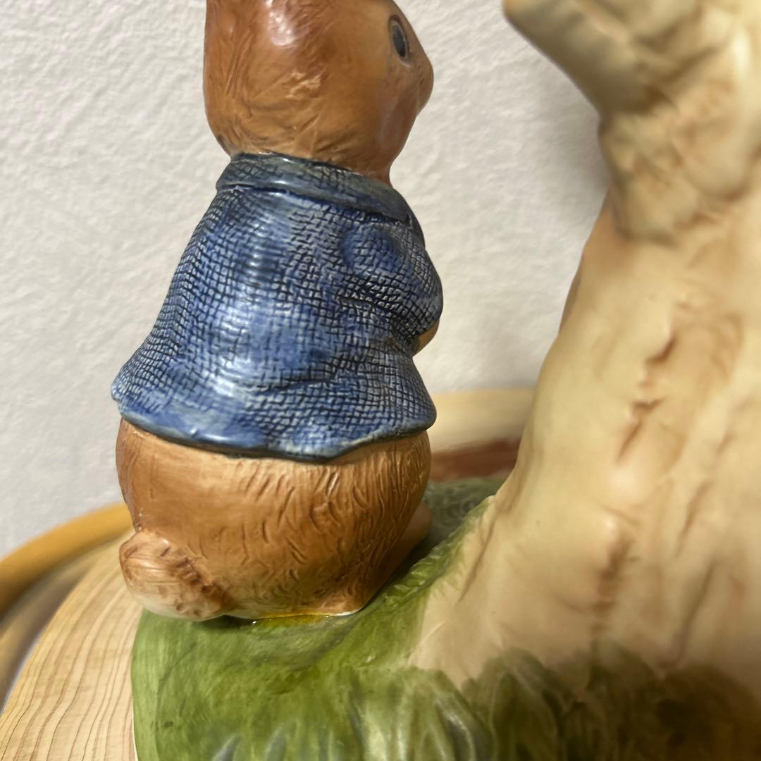 BelArt ベルアート ピーターラビット　振り子時計　陶器