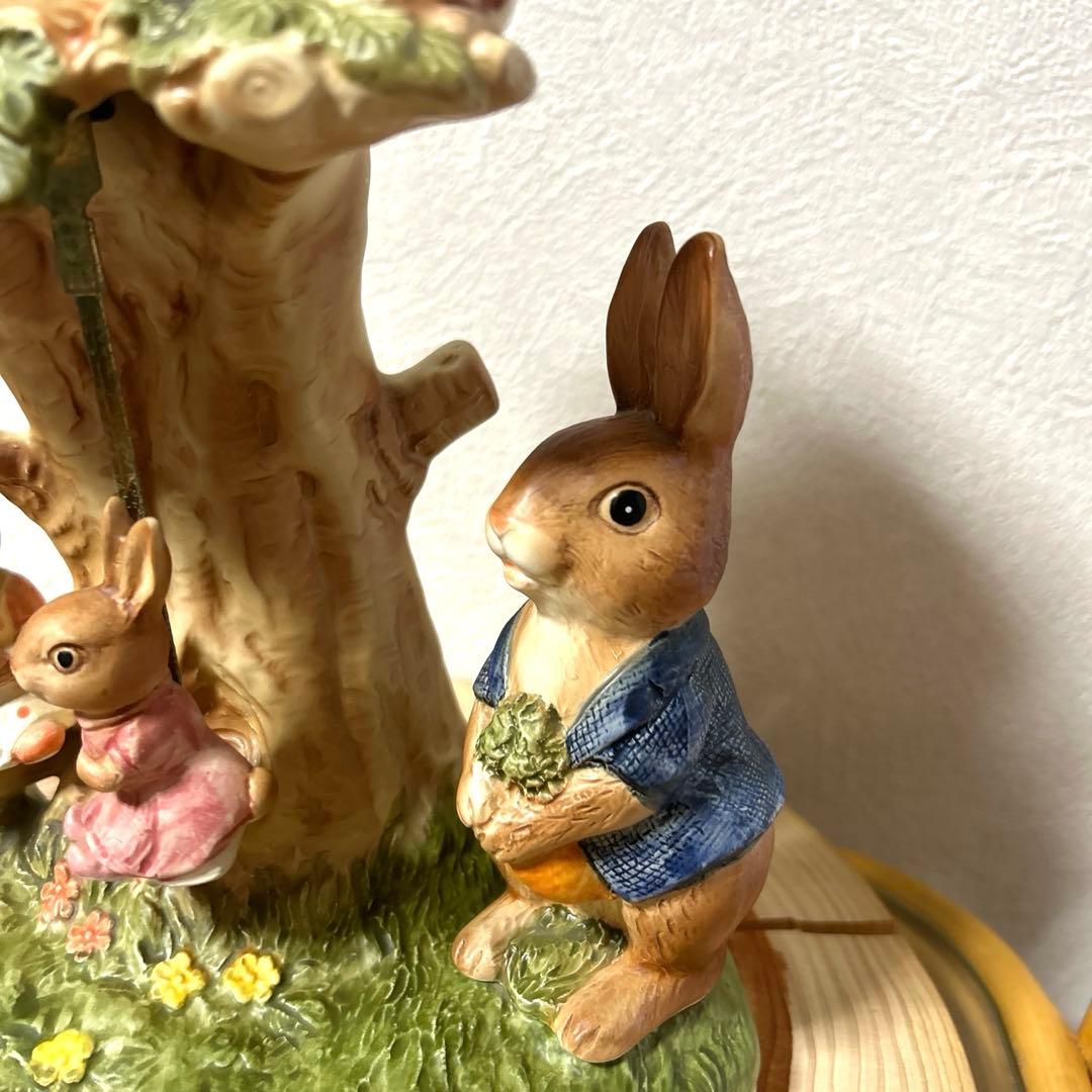BelArt ベルアート ピーターラビット　振り子時計　陶器