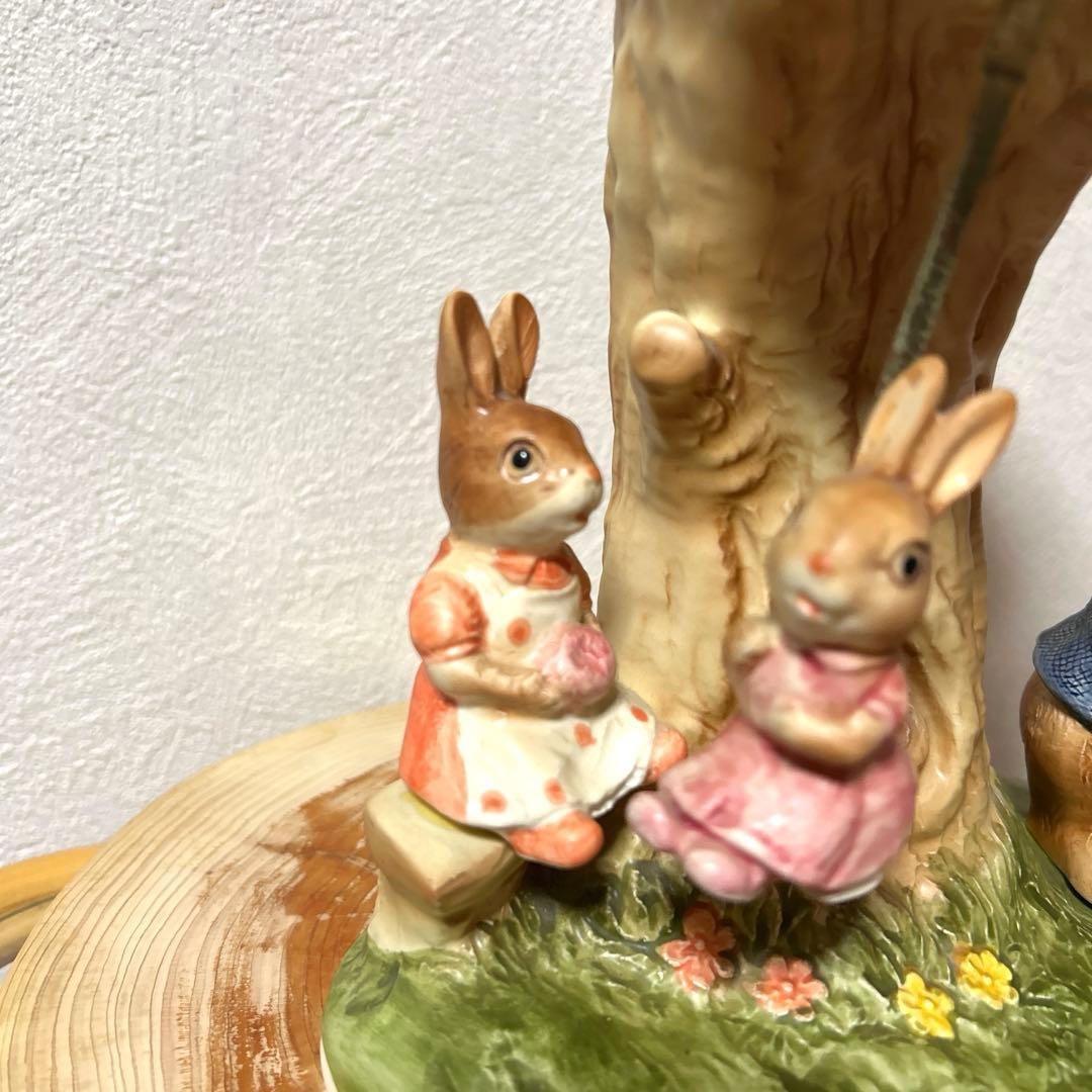 BelArt ベルアート ピーターラビット　振り子時計　陶器