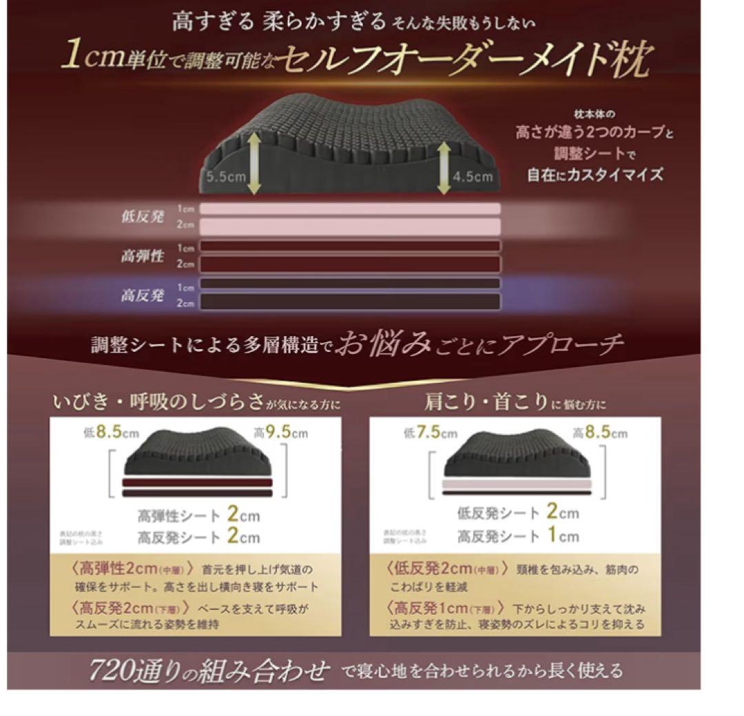 【新品、未使用品】GOKUMIN 3Dハニカムジェル枕 超無重力ジェルピロー