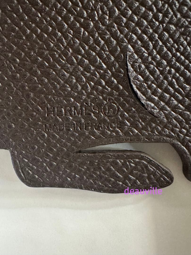 【Tomo】HERMES プティアッシュ ラビット うさぎ チャーム