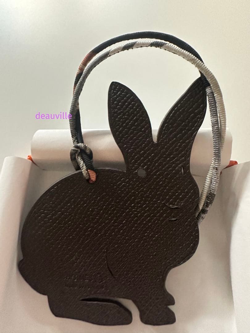 【Tomo】HERMES プティアッシュ ラビット うさぎ チャーム