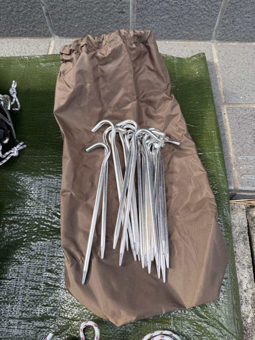  peak アメニティドームM 純正グランドシート付き