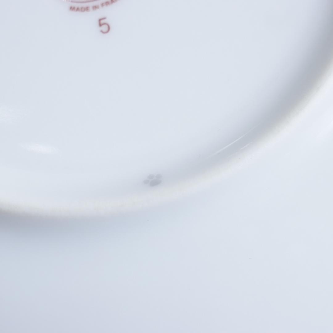 エルメス HERMES ガダルキヴィール プレート レッド　お皿　サークル