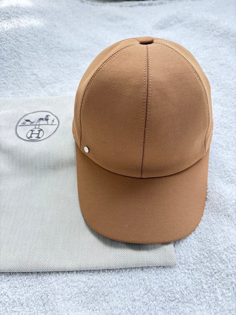 【美品】HERMES キャップ ミラノジャージーキャスケット テス 58