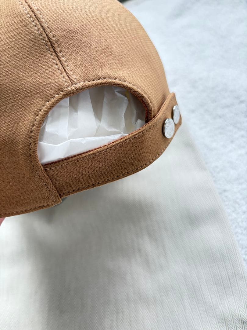 【美品】HERMES キャップ ミラノジャージーキャスケット テス 58