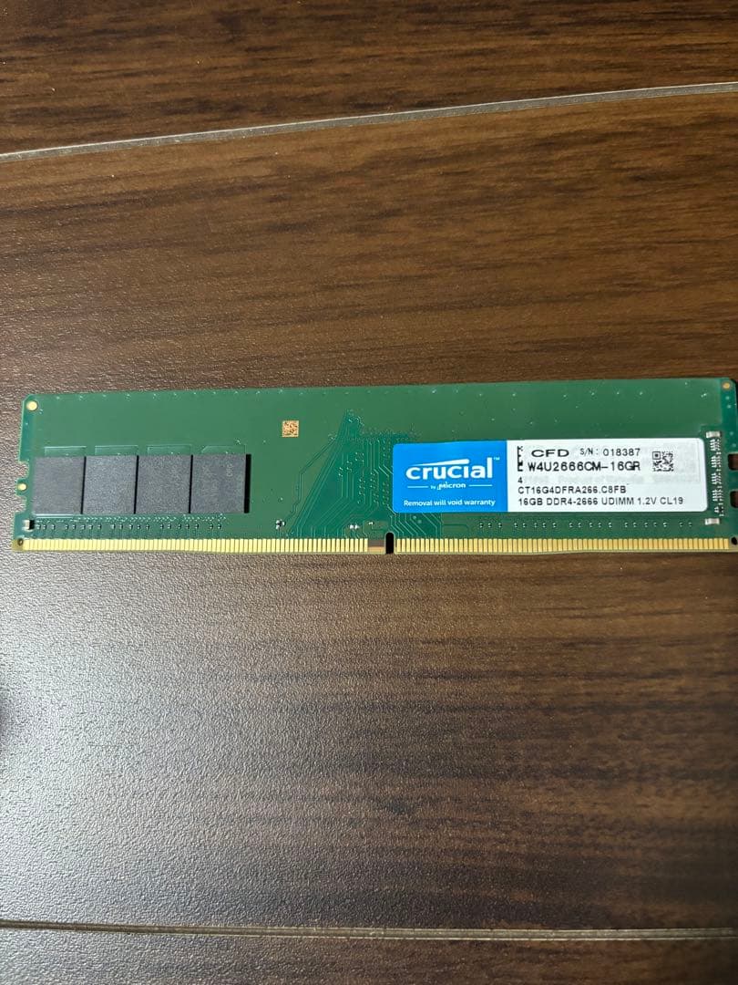 crucial 16GB DDR4-2666 メモリ　CFD デスクトップ