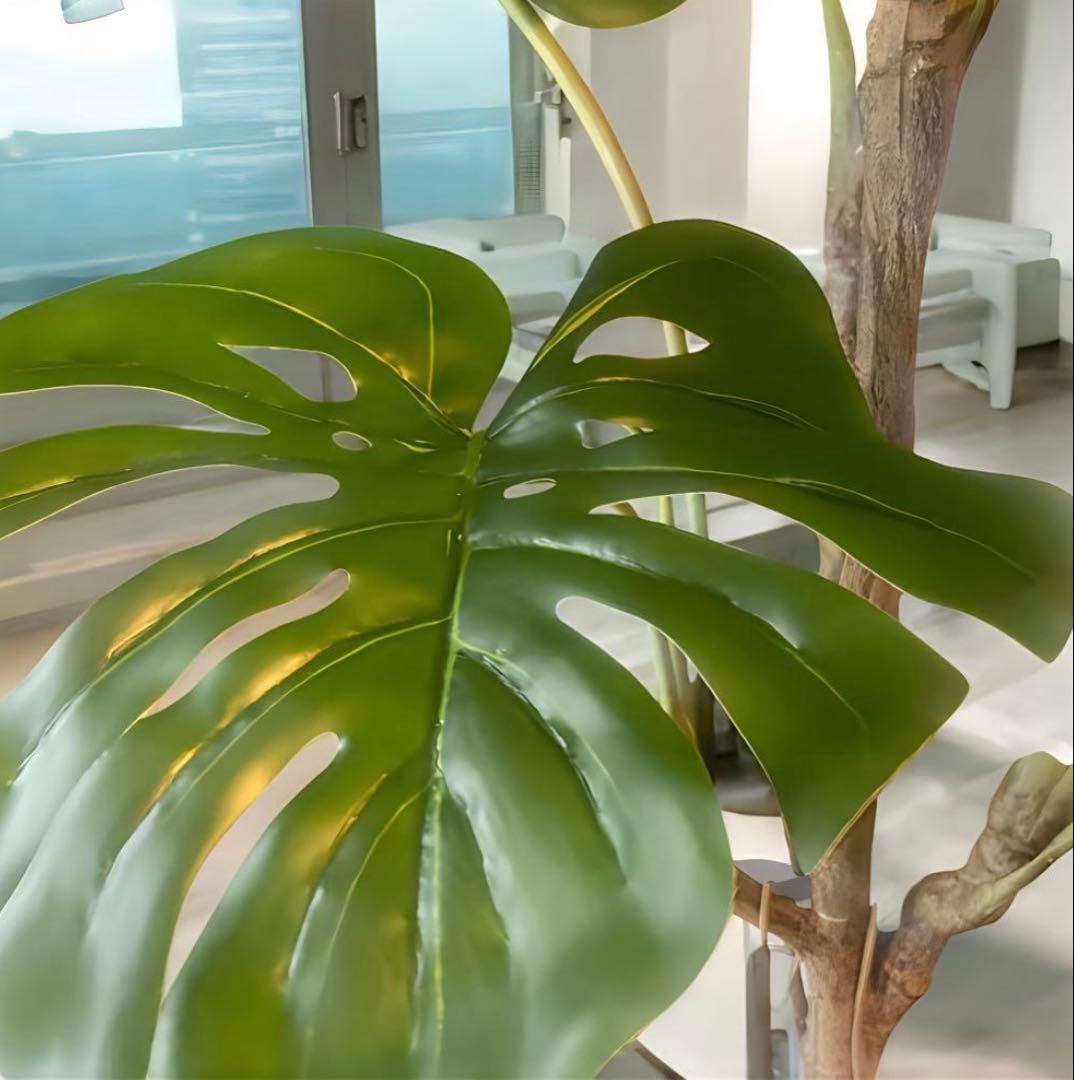光触媒　人工観葉植物　ウォールグリーン　フェイクグリーン　モンステラ160