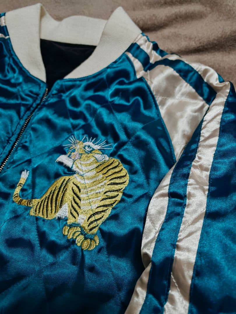 OPEN DICH２面用 別珍 虎龍ワシ 日本限定 スカジャン vintage