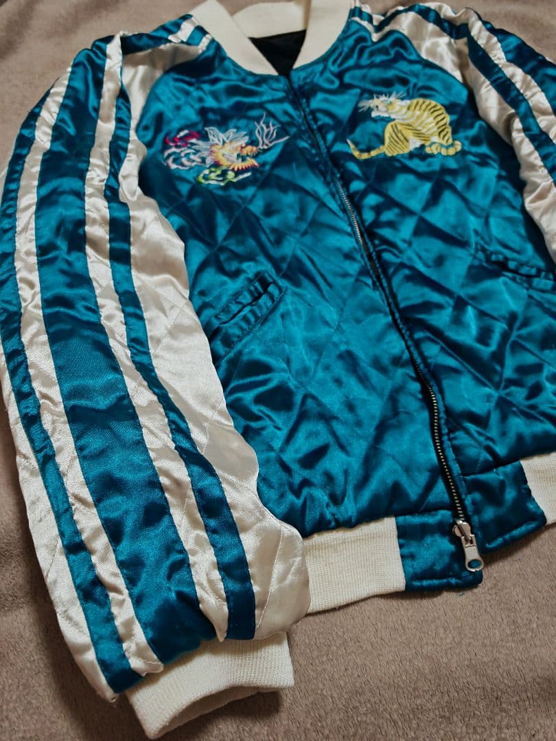 OPEN DICH２面用 別珍 虎龍ワシ 日本限定 スカジャン vintage
