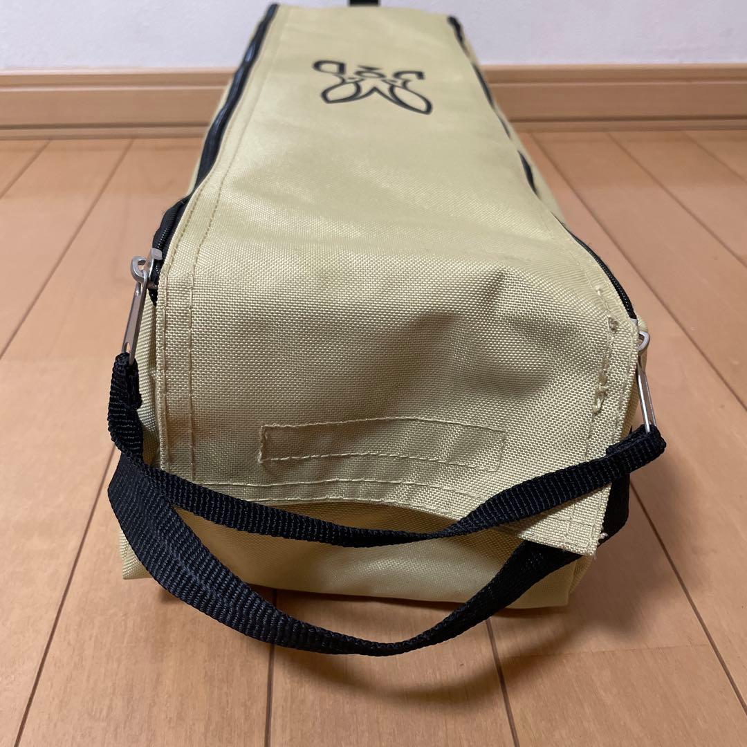 DOD ベージュ収納バッグ ウサギロゴ付き