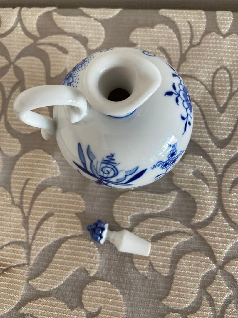 マイセンMeissen ブルーオニオン　リキュールボトル　新品未使用品