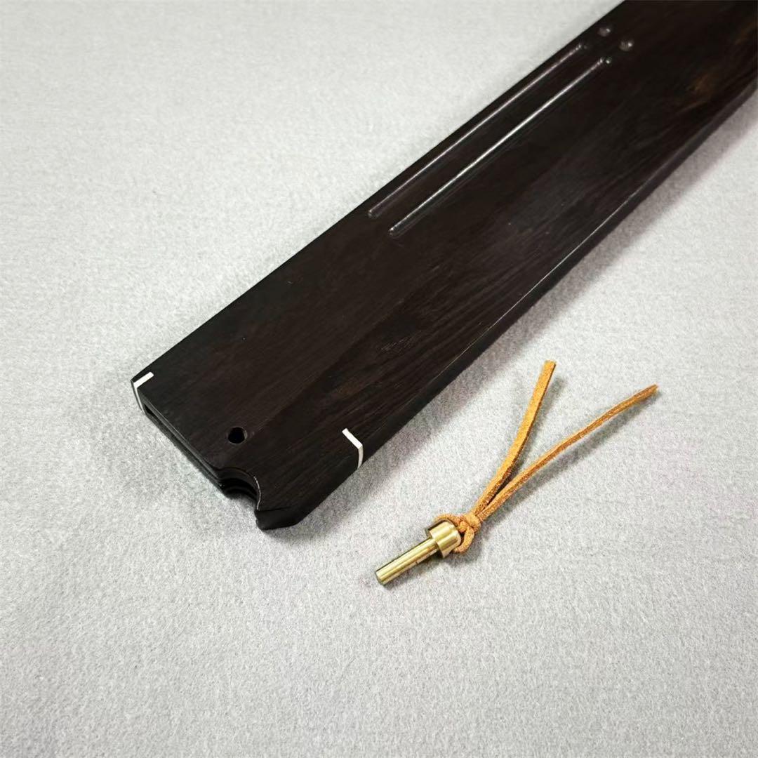 黒檀 黒丹 高級銘木 切付柳刃300 切付柳刃尺 切付柳刃 本焼 和包丁 木鞘