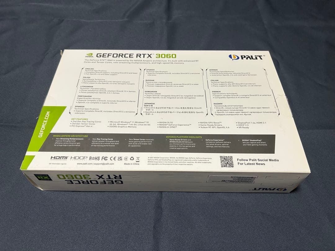 Palit GeForce RTX 3060グラフィックボード【ジャンク品】