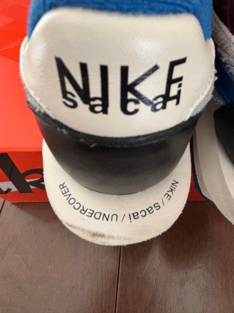 Nike sacai スニーカー マルーン/ブルー