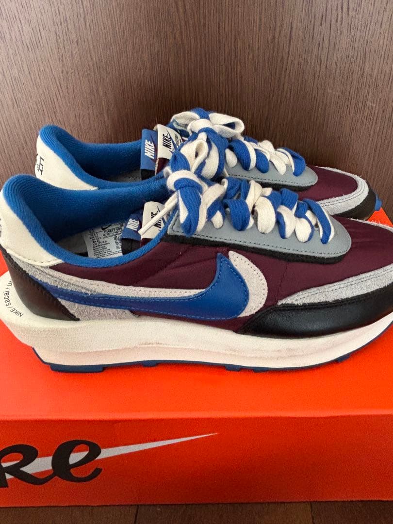 Nike sacai スニーカー マルーン/ブルー
