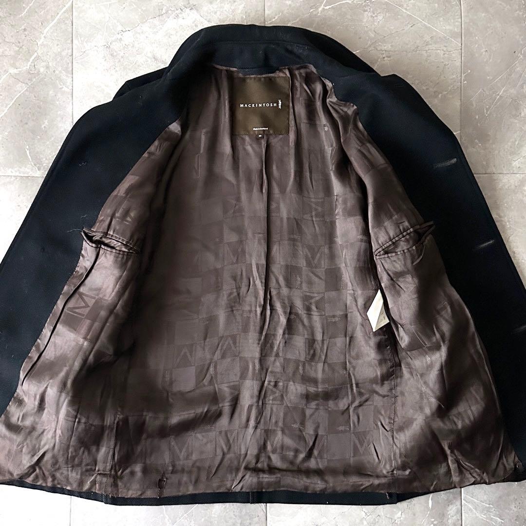 MACKINTOSH LONDON ウール ショート丈 ステンカラーコート S