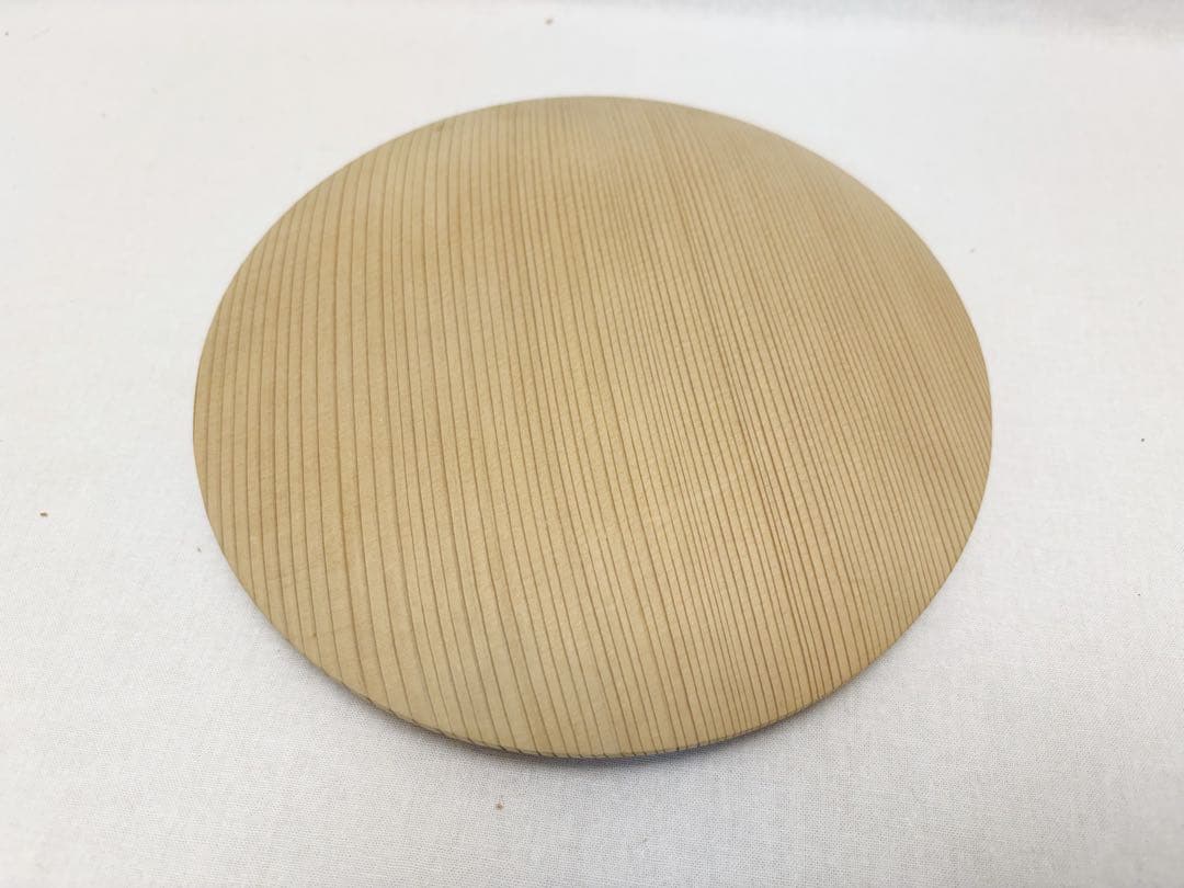 未使用 茶道具 杉木地 曲水指 利休形 曲物 綴目 水屋道具 茶器 水差し 元箱