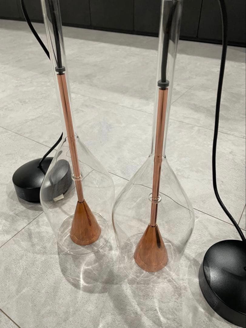 新品未使用☆ペンダントライト 3個セット KOIZUMI コイズミ クリアガラス