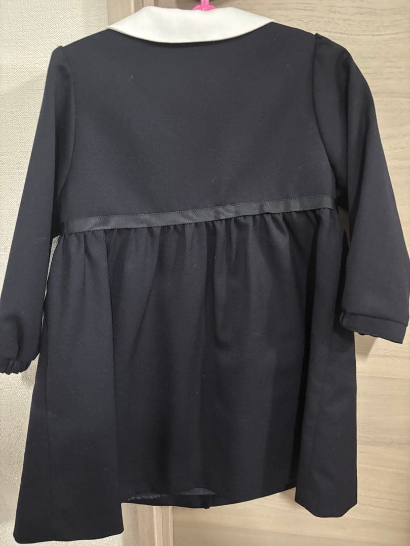 マット極美品　CHOPIN 90 長袖ウールワンピース　ショパン　面接