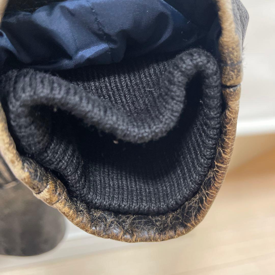 Old Gap 紺タグ レザージャケット ビンテージ加工 Mサイズ