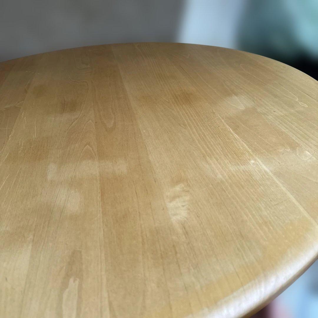 大塚家具 マフィン 丸テーブル アルダー材