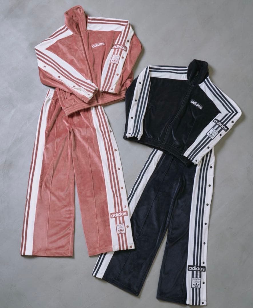 新品S⭐️当日⭐️adidas W ADIBREAK VELOUR TT 重盛さと美