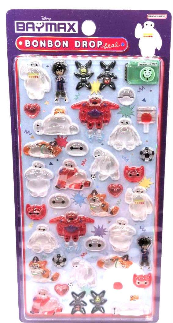 ☆国内正規品☆ディズニーキャラクターボンボンドロップシール／7点セット